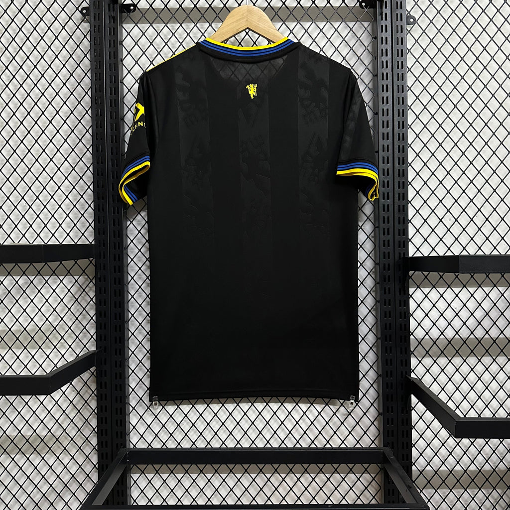 Manchester United Third Kit 2024/25 – Black & Yellow Edition