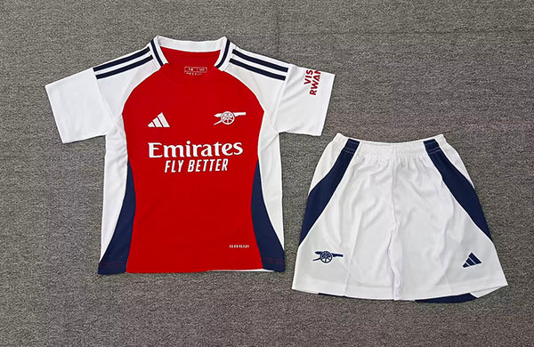 Arsenal Kids Home Kit 2024/25 – Classic Red Edition