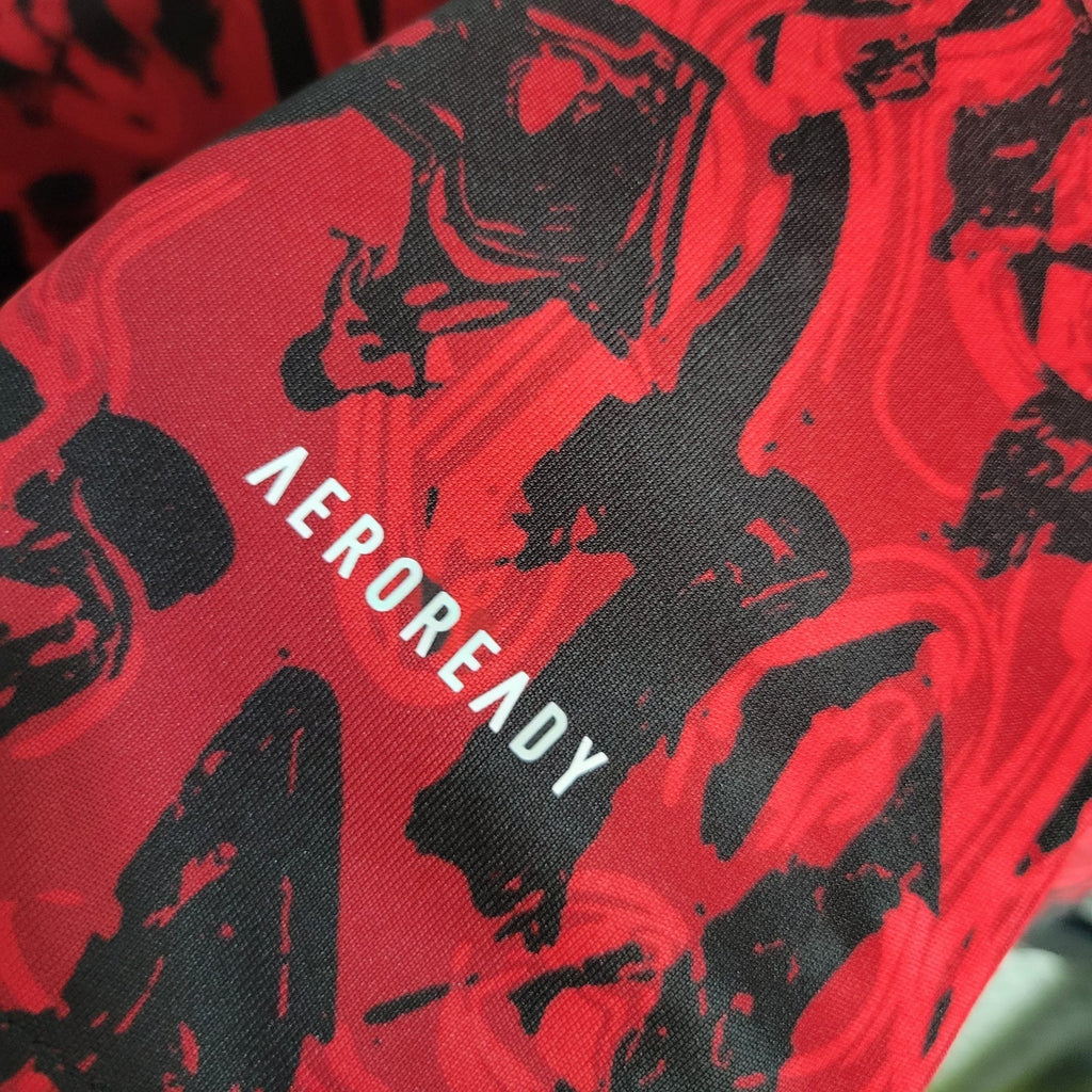 Manchester United 2024/25 Pre-Match Jersey – Red Camo Edition