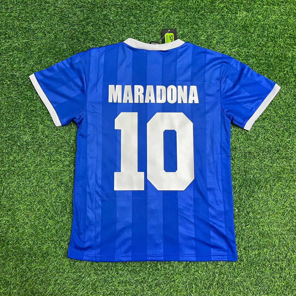 Argentina 1986 World Cup Final Retro Blue Jersey – Maradona